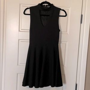 Black Keyhole Dress